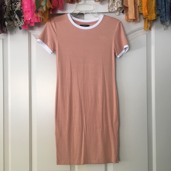 3/$12!! Apricot Tee shirt dress - Picture 3 of 4